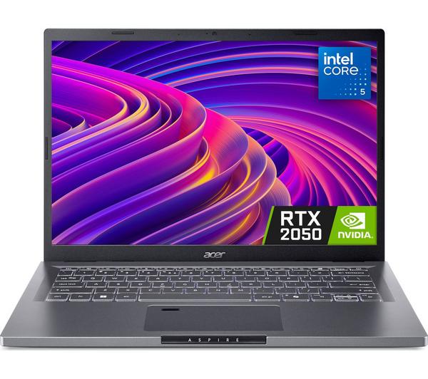 acer aspire 14 14" laptop intel® core™ 5, 512 gb ssd, grey