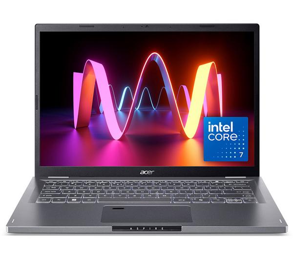 acer aspire 14 14" laptop intel® core™ 7, 1 tb ssd, grey