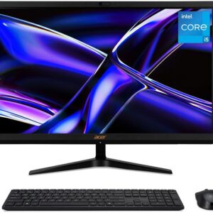 acer aspire c24 1800 23.8" all in one pc intel® core™ i5, 512 gb ssd, black