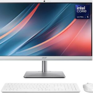 acer aspire c24 195es 23.8" all in one pc intel® core™ ultra 5, 512 gb ssd, white
