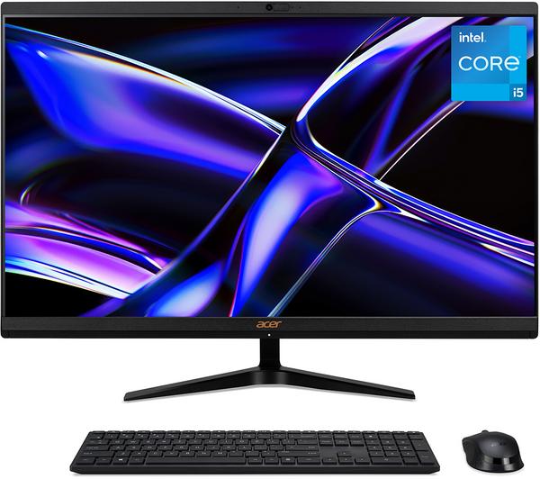 acer aspire c27 1800 27" all in one pc intel® core™ i5, 512 gb ssd, black