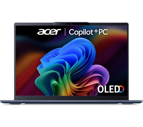 acer swift ai 14" laptop, copilot+ pc intel® core™ ultra 5, 512 gb ssd, blue