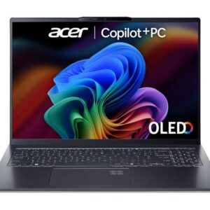 acer swift go 16 oled 16" laptop, copilot+ pc amd ryzen ai 7, 1 tb ssd, grey