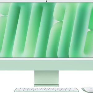 apple imac 4.5k 24" (2024) m4, 256 gb ssd, green
