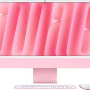 apple imac 4.5k 24" (2024) m4, 256 gb ssd, pink