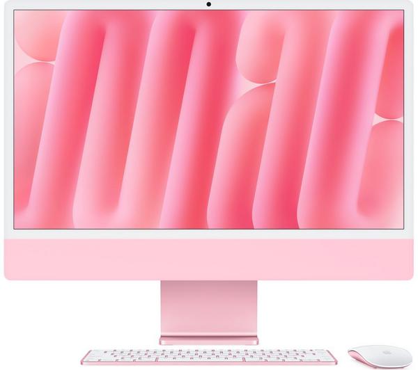 apple imac 4.5k 24" (2024) m4, 512 gb ssd, pink