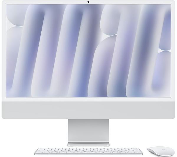 apple imac 4.5k 24" (2024) m4, 512 gb ssd, silver