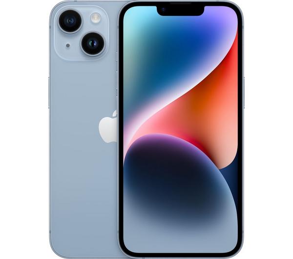 apple iphone 14 256 gb, blue