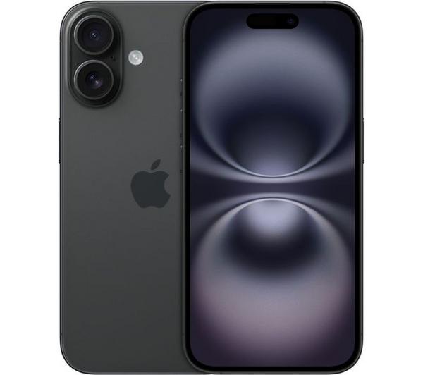 apple iphone 16 256 gb, black