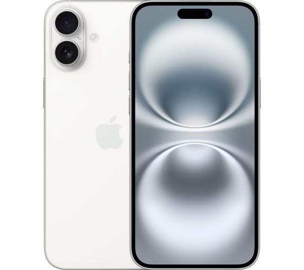 apple iphone 16 plus 256 gb, white