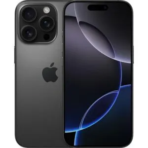 apple iphone 16 pro 128 gb, black titanium