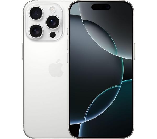 apple iphone 16 pro 128 gb, white titanium