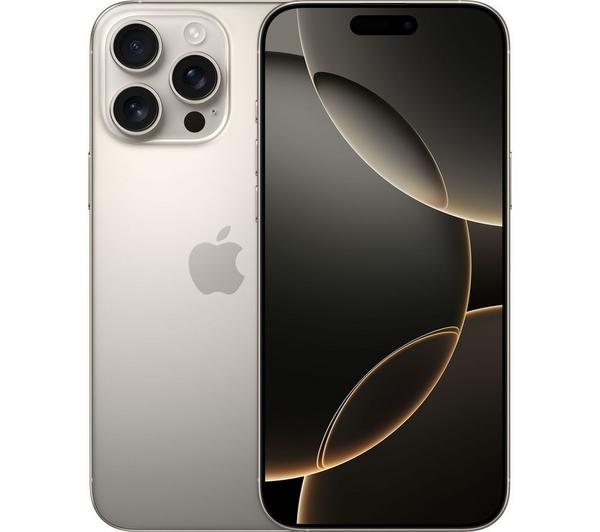 apple iphone 16 pro max 256 gb, natural titanium
