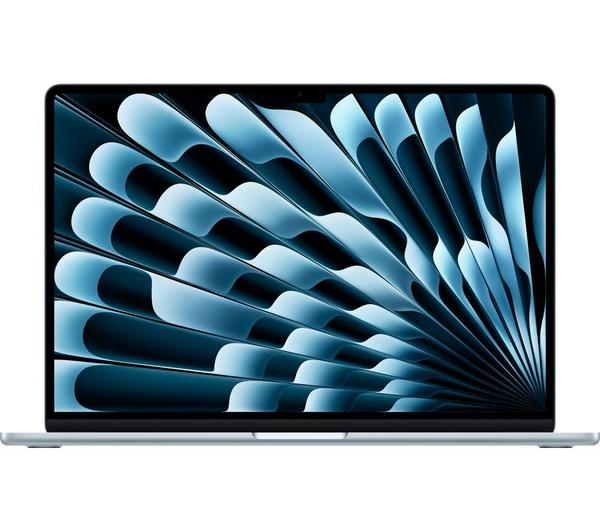 apple macbook air 15" (2025) m4, 256 gb ssd, sky blue