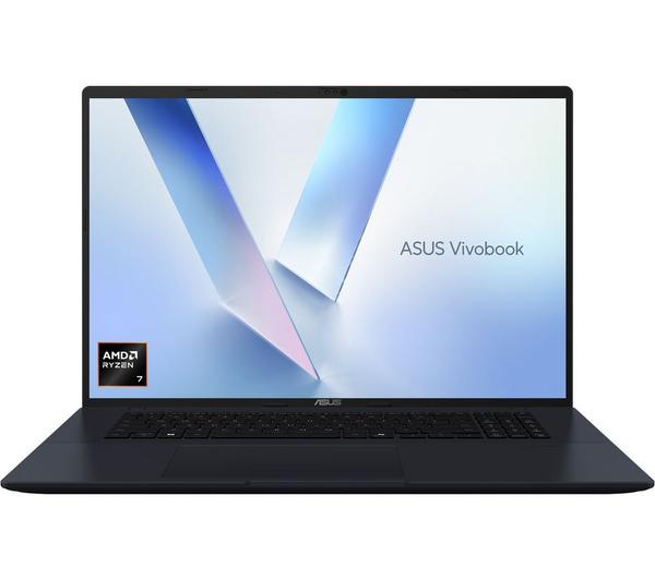 asus vivobook 18 m1807ha 18.4" laptop amd ryzen 7, 1 tb ssd, quiet blue