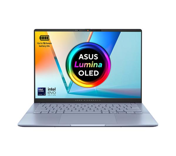 asus vivobook s 14 oled s5406sa 14" laptop, copilot+ pc intel® core™ ultra 5, 512 gb ssd, blue