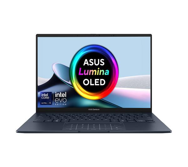 asus zenbook 14 oled 15.6" laptop intel® core™ ultra 9, 1 tb ssd, ponder blue
