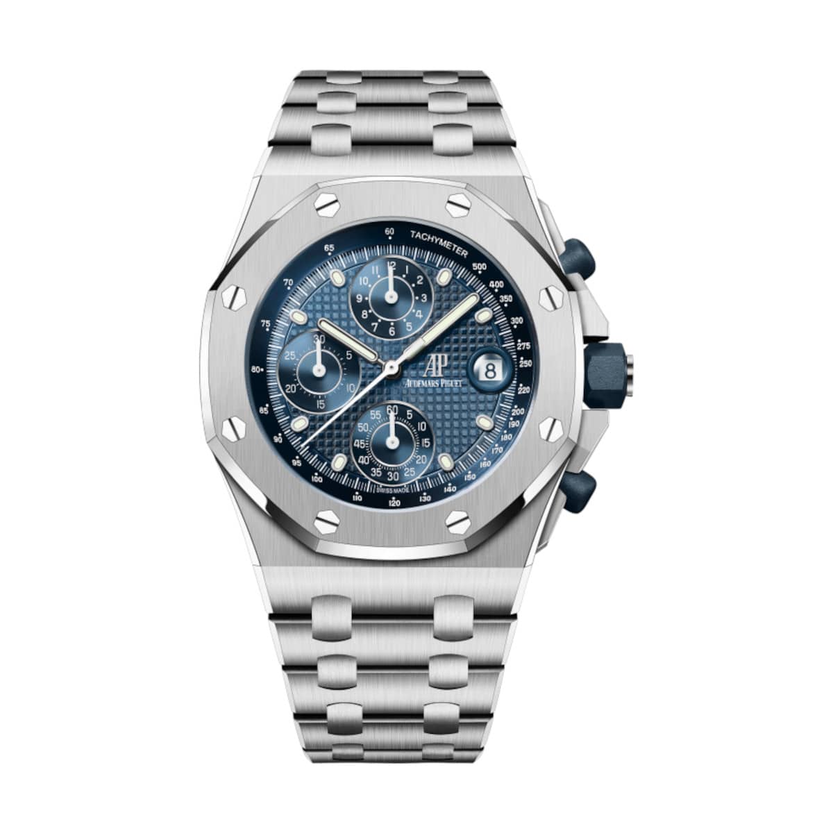 audemars piguet 26238st.oo.2000st.01 royal oak offshore blue dial...