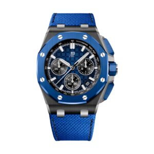 audemars piguet 26420ce.oo.a043ve.01 royal oak offshore blue dial...