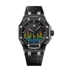 audemars piguet 77600ce.oo.a002ca.01 royal oak offshore black dial...