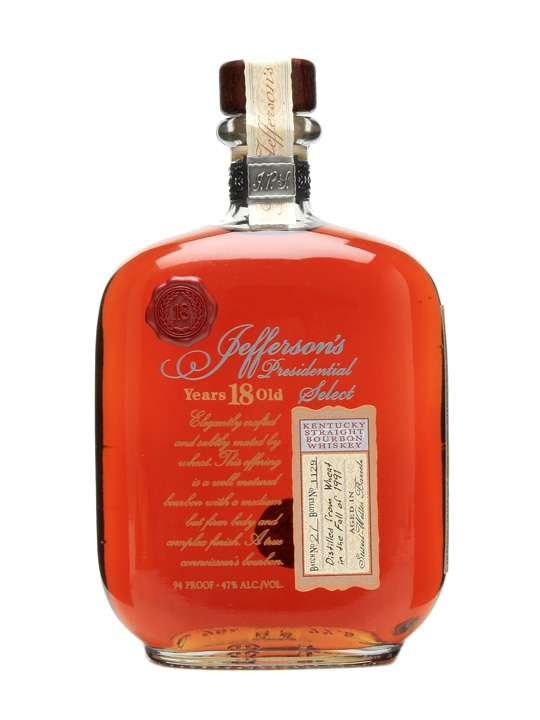 buy jefferson's presidential select 18 year old
