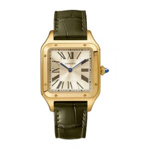 cartier wgsa0027 santos dumont gold dial large – luxury watches usa
