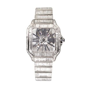 cartier whsa0026 aftermarket baguette cut natural diamonds...
