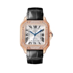cartier wjsa0012 santos de cartier sunray effect dial medium –...