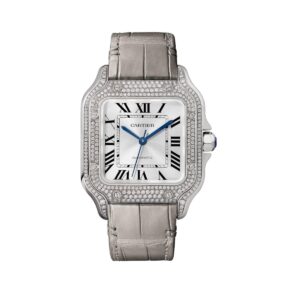 cartier wjsa0014 santos de cartier sunray effect dial medium –...