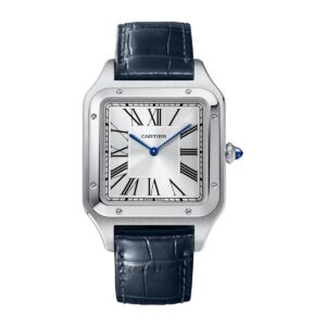 cartier wssa0032 santos dumont silver dial – luxury watches usa