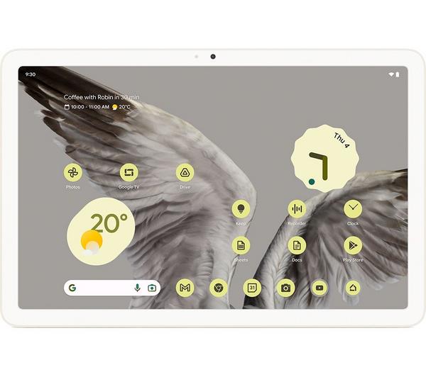 google pixel 11" tablet 256 gb, porcelain