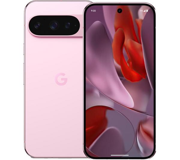 google pixel 9 pro 128 gb, rose quartz