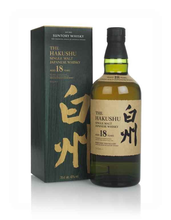 hakushu 18 year old single malt whisky