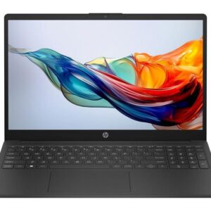 hp 15 fc0537sa 15.6" laptop amd ryzen 5, 512 gb, jet black