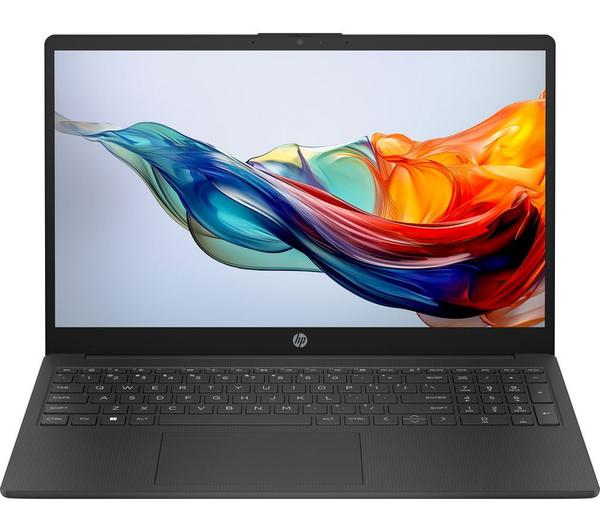 hp 15 fc0537sa 15.6" laptop amd ryzen 5, 512 gb, jet black