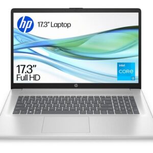 hp 17 cn2500sa 17.3" laptop intel® core™ i3, 128 gb ssd, grey