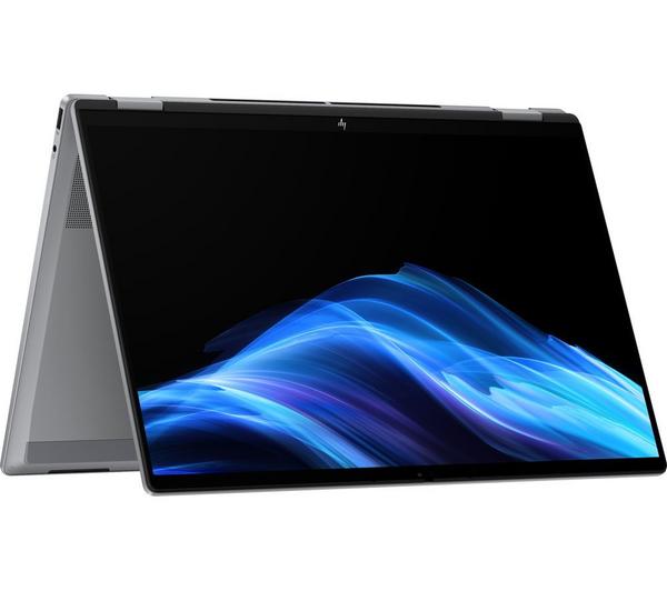 hp omnibook x flip ngai 16" 2 in 1 laptop amd ryzen ai 5, 1 tb ssd, meteor silver
