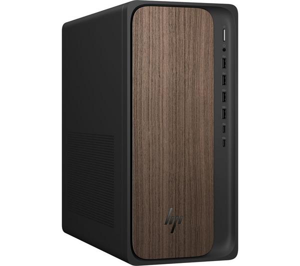 hp omnidesk m03 0001na ai desktop pc intel® core™ ultra 5, 1 tb ssd, dark wood
