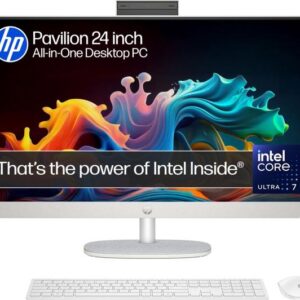 hp pavilion 27 cr1006na 27" all in one pc intel® core™ ultra 7, 1 tb ssd, white