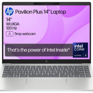 hp pavilion plus 14 ew1501sa 14" laptop intel® core™ ultra 5, 512 gb ssd, silver