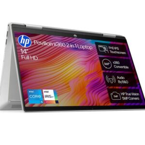 hp pavilion x360 14 ek1501sa 14" 2 in 1 laptop intel® core™ i5, 512 gb ssd, silver