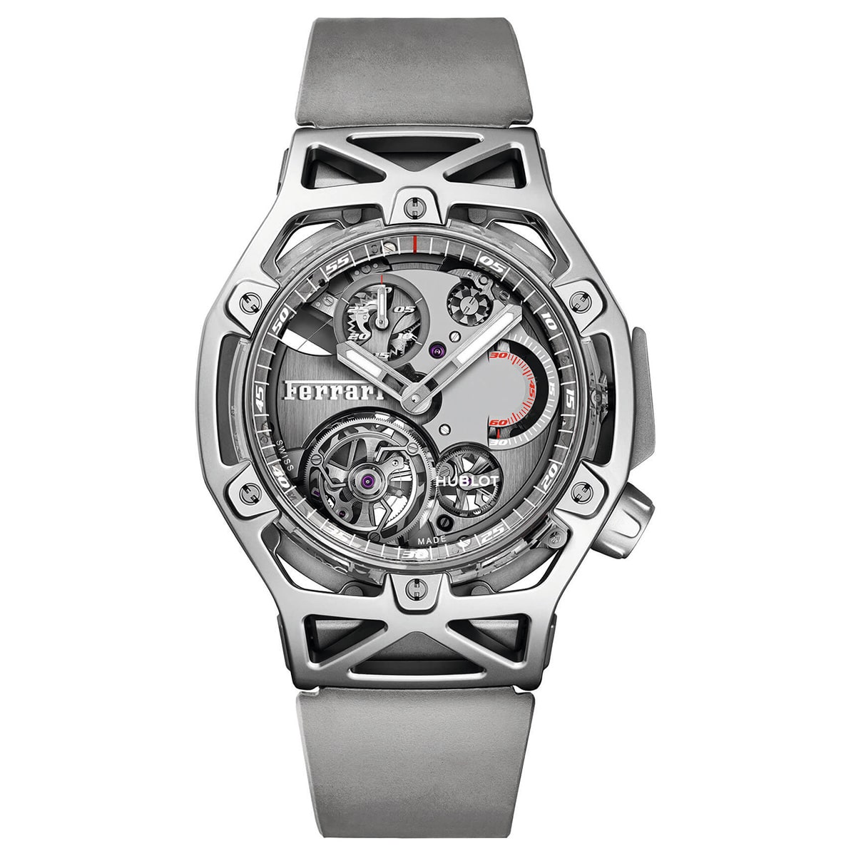 hublot 408.jw.0123.rx techframe ferrari tourbillon chronograph...