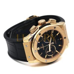 hublot 521.ox.1181.lr classic fusion chronograph king gold watch...