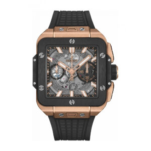 hublot 821.om.0180.rx square bang unico skeleton dial – luxury...
