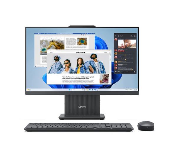 lenovo ideacentre aio 23.8" all in one pc amd ryzen 5, 512 gb ssd, grey