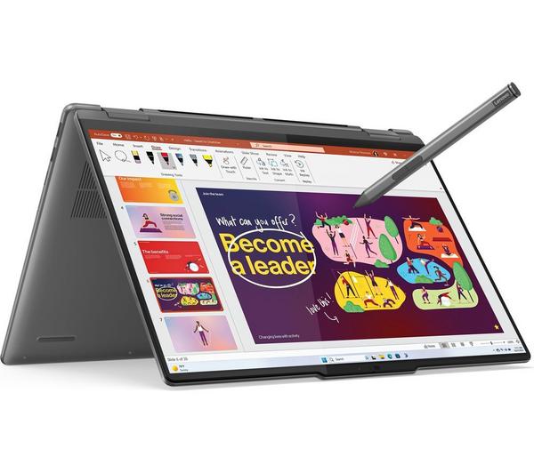 lenovo yoga 7 16" 2 in 1 laptop intel® core™ ultra 7, 512 gb ssd, storm grey