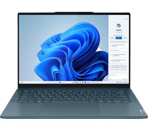 lenovo yoga pro 7 14.5" laptop amd ryzen 7, 1 tb ssd, tidal teal