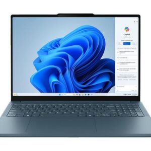 lenovo yoga pro 9 16" laptop intel® core™ ultra 9, 1 tb ssd, tidal teal