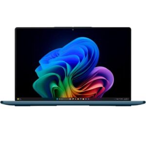 lenovo yoga slim 9 14" laptop, copilot+ pc intel® core™ ultra 7, 1 tb ssd, teal
