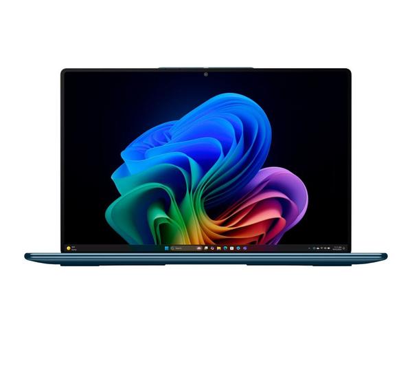 lenovo yoga slim 9 14" laptop, copilot+ pc intel® core™ ultra 7, 1 tb ssd, teal